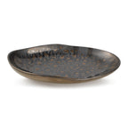 Thumbnail image #1 for Mikasa Hospitality (Lifetime Brands, Inc.) Chic 5314852 Deep-Rim Porcelain Plate, Round, 11.8 in, Black with Gold Case of 16