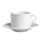 Thumbnail image #2 for Steelite International Rene Ozorio, Aura 6300P180 Porcelain Saucer, 6.25", Round Case of 2 Dozen