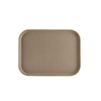 Thumbnail image #1 for CAC China FGTD-1216BN Non-Slip Fiberglass Tray, Rectangular, Brown, 16 x 12 in. Case of 12