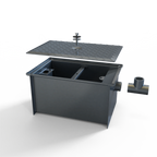 Thumbnail image #1 for NBR Equipment GI-70 Grease Interceptor Trap, 70 lb Capacity, 35 GPM, 3 in Inlet/Outlet