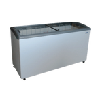 Thumbnail image #1 for Ojeda USA NBH 68 Ice Cream Merchandiser, 21 cu. ft., 2 Lockable Sliding Glass Doors, White
