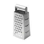 Thumbnail image #1 for TableCraft Products SG202 Tapered Stainless Steel Grater with Rolled Handle, 3-1/4" x 4-1/4" x 9-1/2" Case of 12