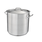 Thumbnail image #1 for Stanton Trading SSTP17 17-1/2 qt. Induction-Ready Stainless Steel Stock Pot, 3-Ply Aluminum-Core Bottom with Handled Cover Case of 2