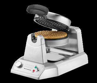 Product image #6 for Waring Heavy-Duty Single Countertop Round Belgian Waffle Maker with Rotary Feature