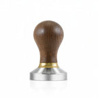 Thumbnail image #1 for Espresso Parts Barista Basics 30COMP_WALNUT_58F 58mm Flat-Bottom Espresso Tamper with Stainless Steel Base and Walnut Handle