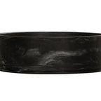 Thumbnail image #1 for Cal-Mil 23738-10-124 Round Resin Bowl, 10" Diameter x 3.25"H, Black Marble