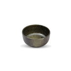 Thumbnail image #1 for Korin Inc Black Moss SDS-MJ-01-B 3 oz Ceramic Ramekin, Round, 3-1/4 in Diameter, Matte Graphite with Green Speckle Glaze