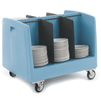 Thumbnail image #4 for Metro DSD11 Double-Sided Side-Load Polymer Dish & Tray Cart with Adjustable Dividers and Dust/Splash Cover