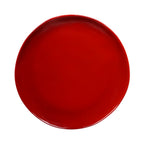 Thumbnail image #1 for G.E.T. Maya - EGS DG11R-RG Round Red Melamine Plate, 11 1/4" Diameter x 1" High Case of 6