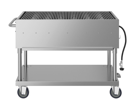 Product image #7 for KoolMore 47.6-Inch 6-Burner Mobile Commercial Outdoor Propane Grill Charbroiler