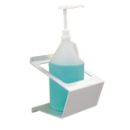 Thumbnail image #2 for New Age 53184 Wall-Mounted Universal Sanitation Stand, Aluminum, 6-1/2" x 6-1/2" Opening