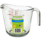 Thumbnail image #1 for Kadra Kitchenware Kitchen Classic 91661LIB Glass Measuring Cup, 4-Cup Capacity Case of 6