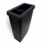 Thumbnail image #1 for Espresso Parts Barista Basics EPKBCOMBOKIT Knockbox and Trash Bin Combo, ABS Plastic, 23-Gallon, 20.25 x 11.5 x 32 in