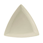 Thumbnail image #1 for Tuxton China DuraTux®© BEZ-0908 Ceramic Plate, 9", Triangular, Rolled Edge, American White/Eggshell 1 Dozen