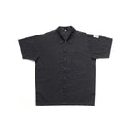 Thumbnail image #1 for CAC China Chef's Pride APST-8KL Chef Coat Shirt, Snap Front, Black, Large Case of 48