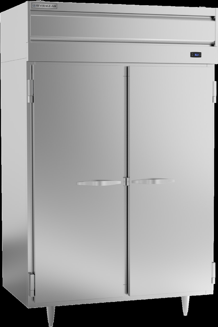 Product image #8 for Beverage Air P-Series Two-Section Reach-In Refrigerator, 44.57 Cu. Ft., Top-Mounted Self-Contained, Solid Doors