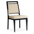 Thumbnail image #1 for G & A Commercial Seating Atticus 2752-ST Stackable Banquet Chair with Upholstered Square Back and Seat, 18-Gauge Steel