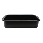 Thumbnail image #1 for TableCraft Products 1529B Black Polyethylene Bus Tub, 21-1/2 x 15-3/4 x 5 Inches Case of 12