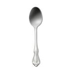 Thumbnail image #1 for 1880 Hospitality Croydon by Oneida® 1312SPLF Silver-Plated Soup/Dessert Spoon, 6-3/4", Oval Bowl, Scrollwork Grooved Handle Pack of 3 Dozen