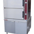 Thumbnail image #5 for Crown ECX-16 Two Compartment Electric Convection Steamer with 36-Inch Cabinet Base