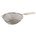 Thumbnail image #1 for Concasse MCC010 10-Inch Double-Mesh Strainer, Tin-Plated Stainless Steel Case of 100
