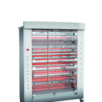 Thumbnail image #1 for Rotisol USA GrandFlame GF1375-8E-SS Electric Floor-Model Rotisserie Oven, 40–48 Chicken Capacity, 8 Stainless Steel V-Shaped Spits