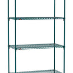 Thumbnail image #1 for Metro Super Erecta SA-2472K3-86-S4 Super Adjustable Super Erecta® Starter Wire Shelving Unit, 72"W x 24"D x 86"H, 600 lb. capacity per shelf, 2000