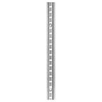 Thumbnail image #1 for AllPoints Foodservice Parts & Supplies 1351253 48-Inch Stainless Steel Pilaster with 1/2-Inch Shelf Adjustment