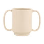Thumbnail image #1 for Dinex DXSN-103-IV Plastic Mug, 8 oz, Ivory, Tritan, Double Handles