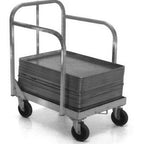 Thumbnail image #1 for Eagle Group Panco PT-1826-A-X Open-Frame Aluminum Pan Truck, Single Stack, Holds 75 18 x 26 in Trays, 5 in Casters