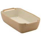 Thumbnail image #1 for Global Tableware Collective Dalebrook, Marl DBTCM4613 Rectangular Melamine Salad Bar Crock, GN 1/3, Cream, 12-3/4" x 6-7/8" x 3-1/8"