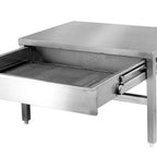 Thumbnail image #2 for Cleveland Range ST28 Stainless Steel Open-Base Equipment Stand for Single Kettles, 28 x 26 x 18 in., with Drain Drawer and Splash Shield