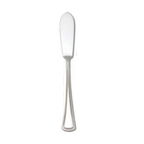 Thumbnail image #1 for 1880 Hospitality Needlepoint by Oneida® 2544KBFF Butter Knife, 6-3/8", Flat Handle, Beaded Border, 18/8 Stainless Steel Pack of 1 Dozen