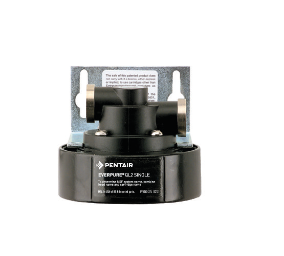 Product image #2 for Everpure QL2 Single Water Filter Head Assembly with Mounting Bracket, 3/8 Inch NPT