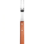 Thumbnail image #1 for New Star Foodservice Inc. 38224 Pot Fork, 13-inch, Stainless Steel, Wood Handle Case of 144