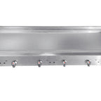 Thumbnail image #2 for Connerton CG-72-M Countertop Gas Griddle, 72"W x 24"D, 1" Smooth Steel Plate, Manual Controls