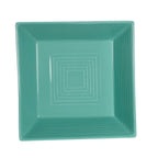 Thumbnail image #1 for CAC China Tango TG-B8-G Square Porcelain Bowl, 42 oz, Embossed Green Case of 2 Dozen
