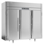 Thumbnail image #1 for Victory Refrigeration UltraSpec™ RSA-3D-S1-EW-HC Three-Section Reach-In Refrigerator, Solid Hinged Doors, Self-Contained Top-Mounted