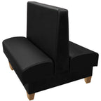 Thumbnail image #1 for Oak Street Edinburg EDIN-7242-DBL Double Restaurant Booth, 72"L x 42"H, Upholstered Back and Seat, Wood Frame