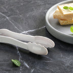 Thumbnail image #2 for New Star Foodservice Inc. 35735 Utility Tongs, 6", Scalloped, Polycarbonate, White Case of 10