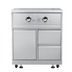 Thumbnail image #6 for KoolMore 32-Inch Outdoor Kitchen 2-Burner Liquid Propane Side Burner with Bottom Cabinet, Stainless Steel