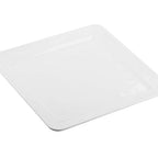 Thumbnail image #1 for TableCraft Products 11775 Square Melamine Serving Platter, White, 14" Case of 4