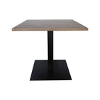Thumbnail image #2 for Grosfillex VanGuard US32D741 Square Exterior Table Top, 32 x 32 in, Light Oak Poplar Veneer HPL, with Assembly Rails