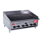 Thumbnail image #1 for Royal Range of California Turbo Broiler TB-836 Gas Countertop Charbroiler with Stainless Steel Radiants, 35-3/4" Wide