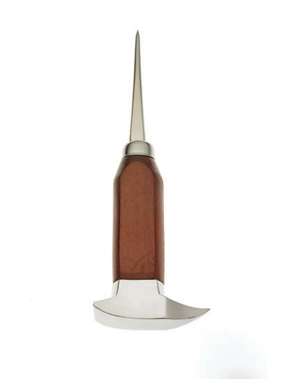 Product image #2 for Barfly Deluxe 6-5/8 Inch Ice Pick with Cast Stainless Steel Head and Squared Wood Handle