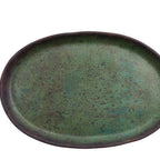 Thumbnail image #1 for G.E.T. cheforward 21142-SP . . 12" Spruce Melamine Oval Plate Case of 12