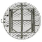 Thumbnail image #2 for Flash Furniture DAD-122RZ-GG 48-Inch Round Folding Table with Molded Plastic Top, 29-1/2-Inch High