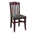 Thumbnail image #1 for ATSMFG ATS AT&S-830 MFG Stackable Side Chair with Slat Wood Back and Beech Wood Frame Case of 2