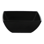 Thumbnail image #1 for Thunder Group Classic 69005BK Square Melamine Bowl, 22 oz, Black, 5-1/2" x 5-1/2" Case of 6 Dozen