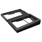 Thumbnail image #1 for G.E.T. Bugambilia COS01PC Single Collar for B Tiles, 21.35 x 13.47 in, Cast Aluminum with Resin Coating, Pacific Blue